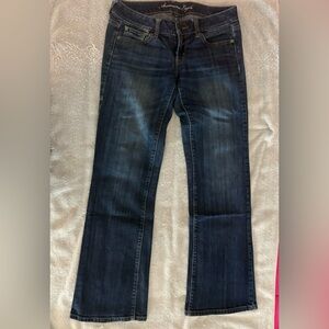 American Eagle Outfitters Dark Blue Boyfriend Jeans